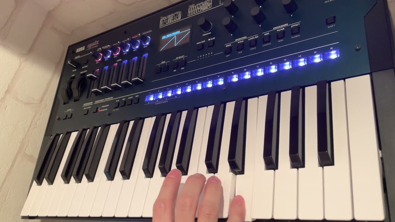 PENGO(Main BGM/Popcorn)をKORG opsixで弾いてみた