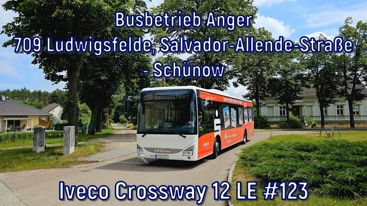 Busbetrieb Anger - Linie 709, Iveco Crossway 12 LE #123