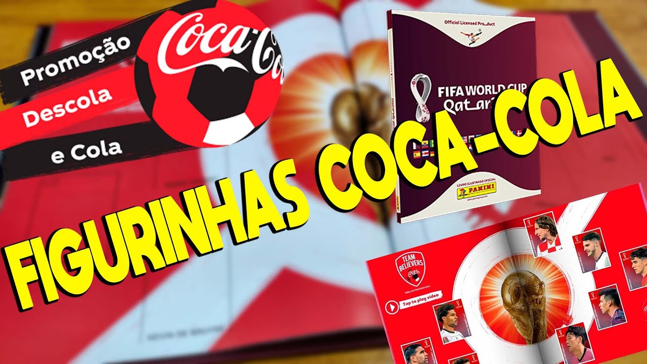 CHEGOU AS FIGURINHAS DA COCA-COLA ? ÁLBUM COPA DO MUNDO QATAR 2022