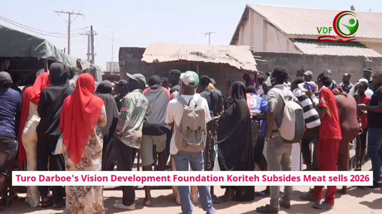 Turo Darboe's Vision Development Foundation Koriteh Subsides Meat sells 2026