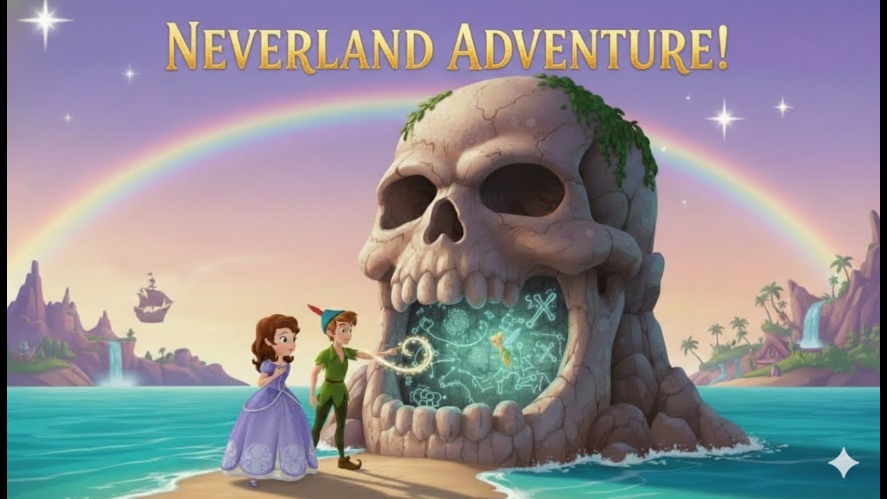 Princess Sofia’s And Peter Pan Magical Journey💕| Peter Pan Adventure Story with a Powerful Twist ✨