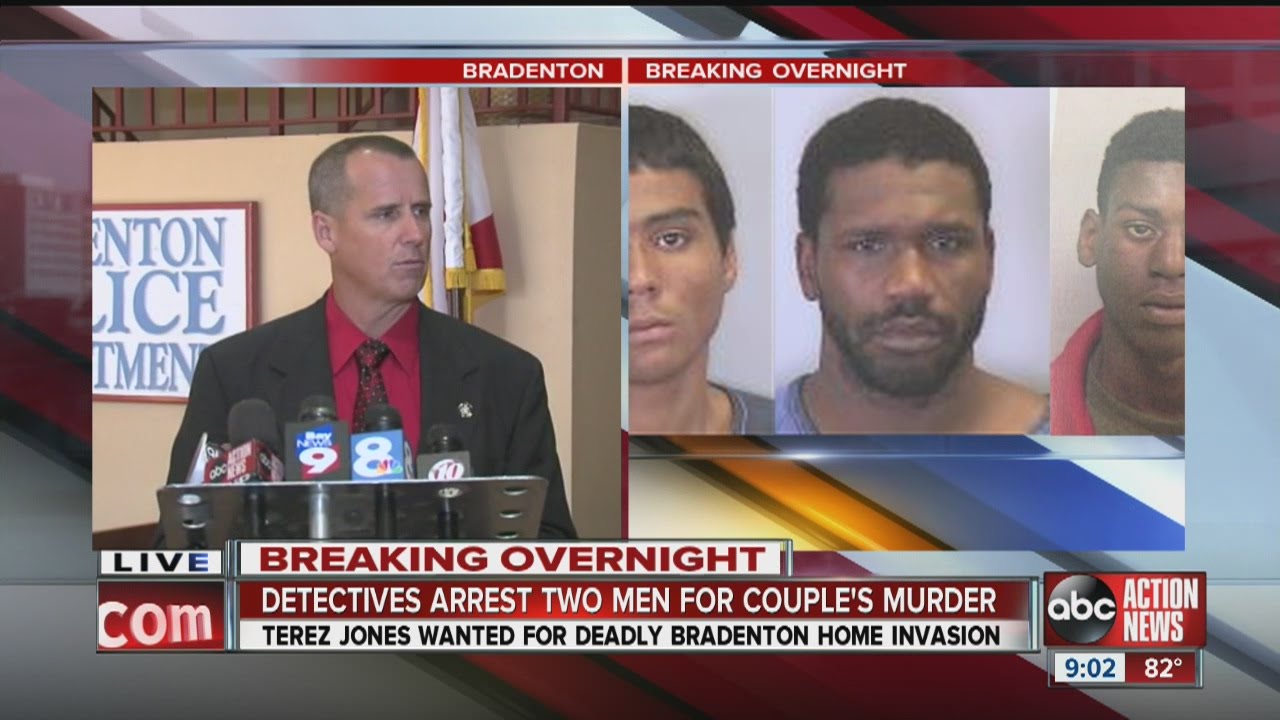 Bradenton Police announce the arrest of two murder suspects