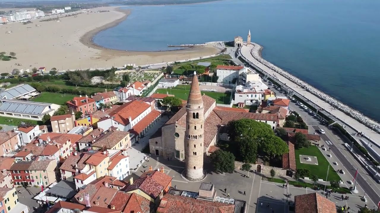Italy 2022. Bibione. Lignano. Caorle. Breathtaking videos taken with drone.