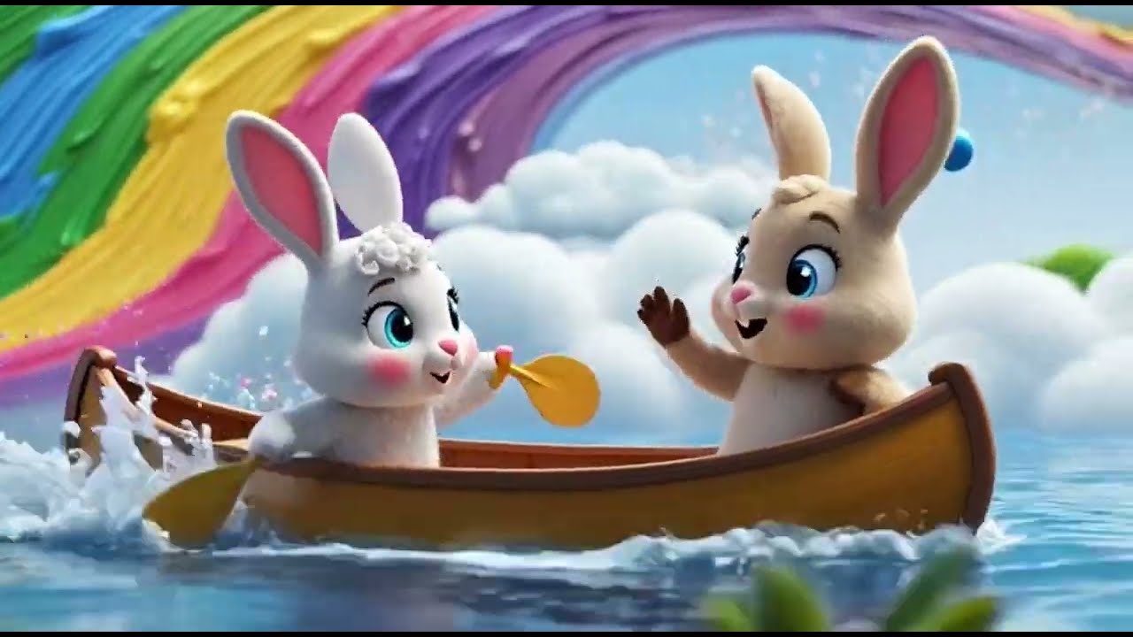 The Crayon River Ride🌈 | Colorful Nursery Rhymes & Kids Songs #toddler #fyp #nurseryrhymes #foryou