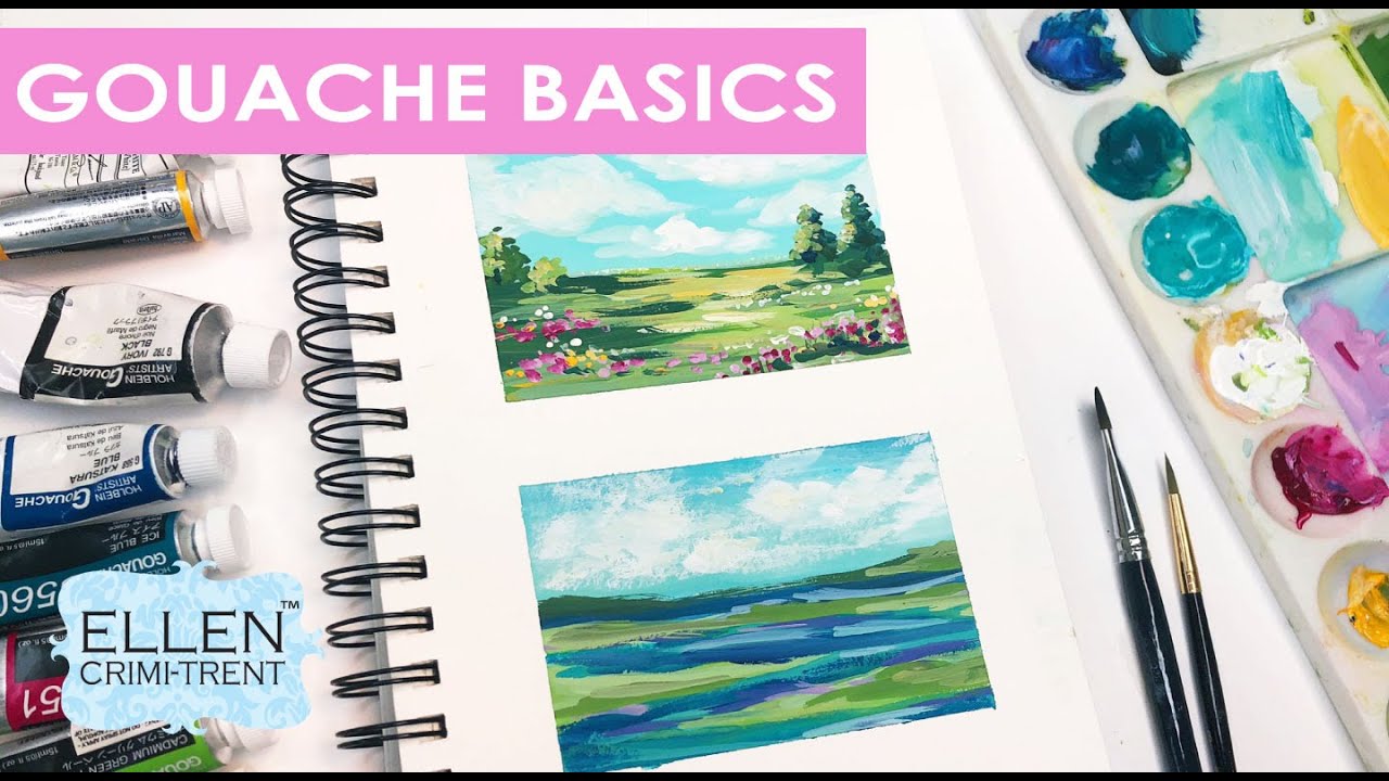 Gouache Basics Tutorial- How to use Gouache