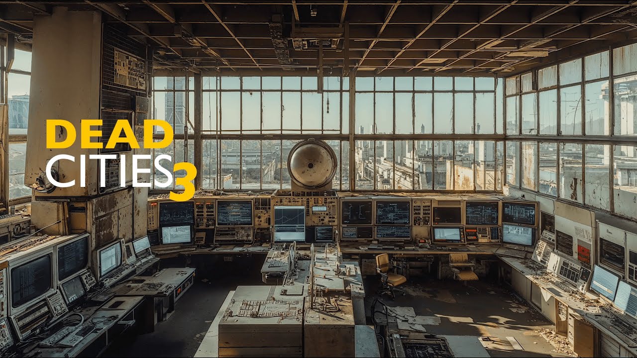 DEAD Cities 3 [Radio Tower] Dark Ambient Focus Music 4K [ALONE]