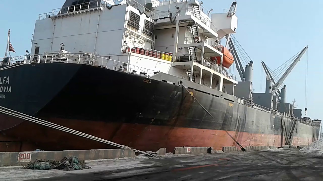 Paradip port at a glance.