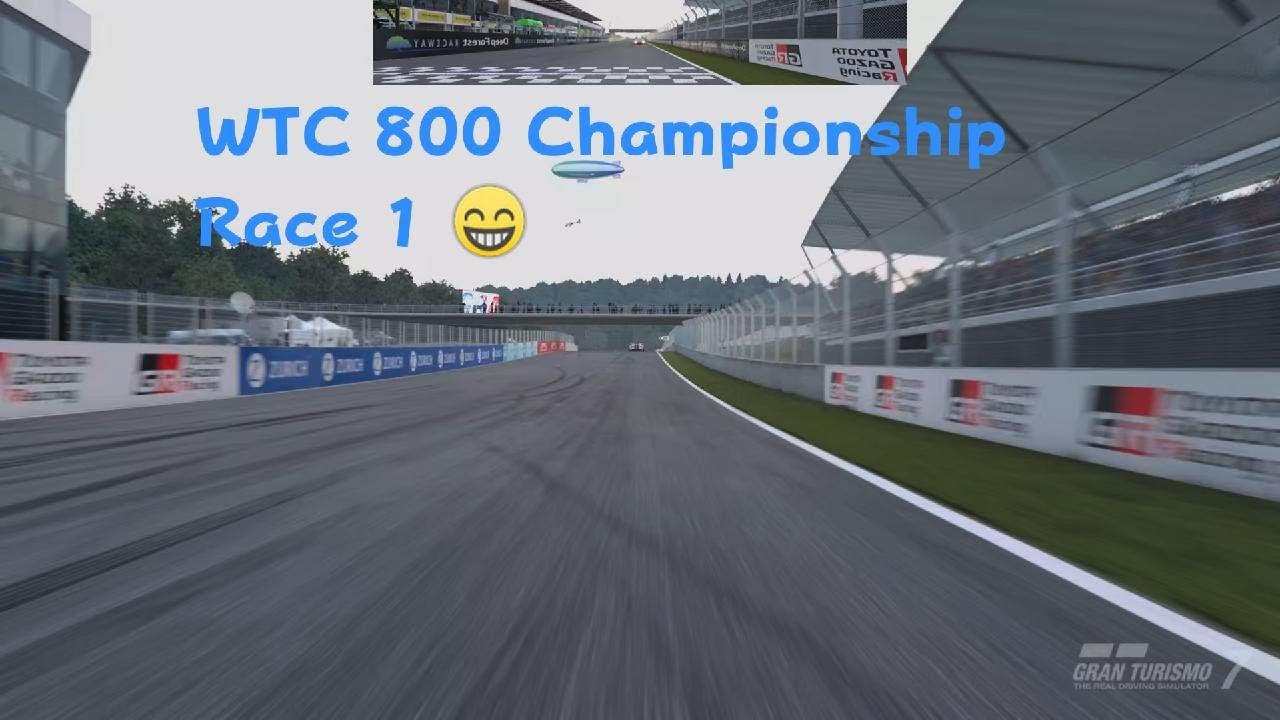 Gran Turismo 7 My WTC 800 Camaro partaking in the Championship