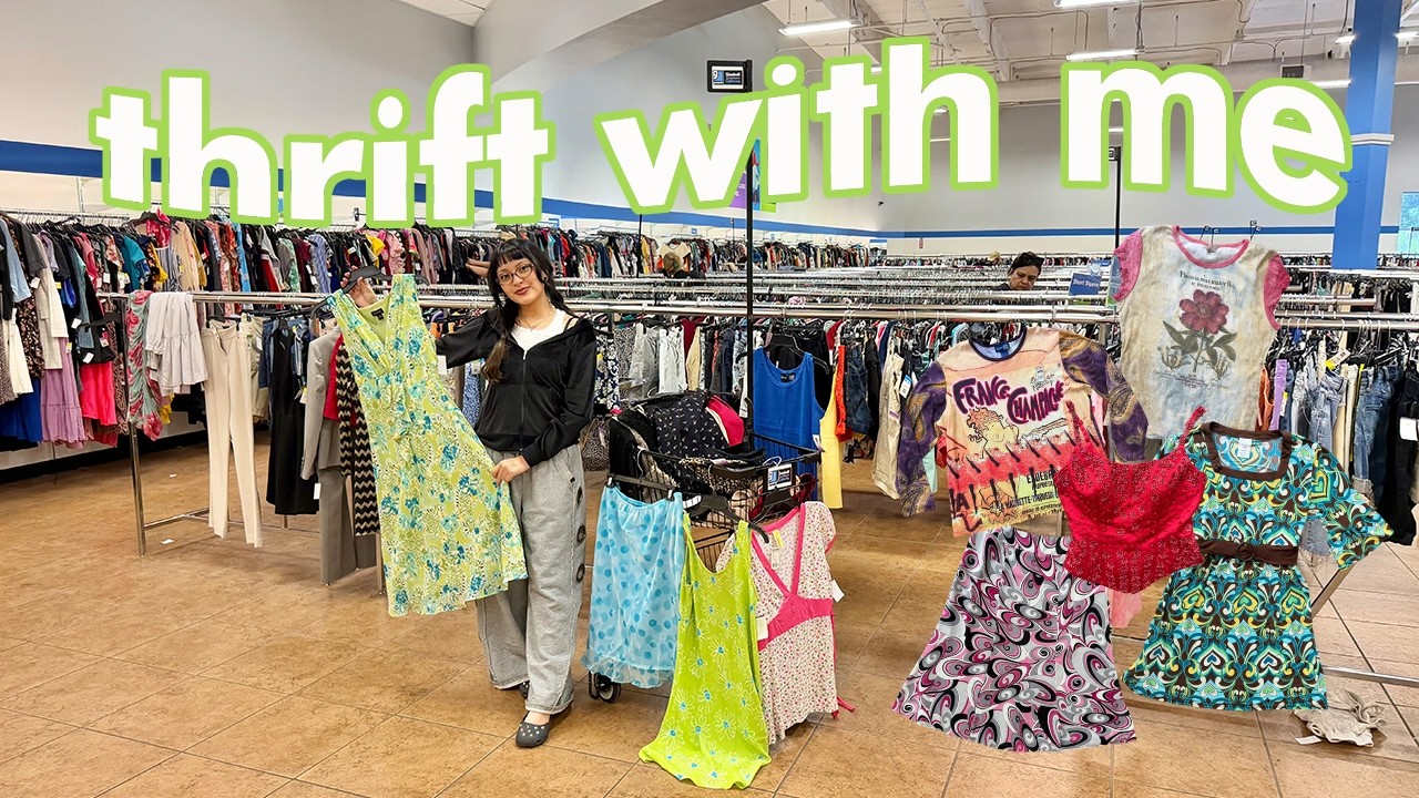thrift shopping at EVERY store on a 6-hour road trip!!!
