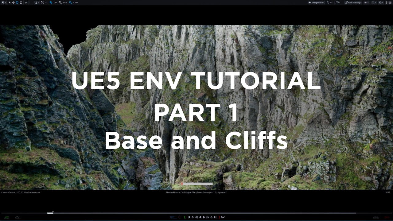 Whispering Gorge - UE5 Environment tutorial. Part 1