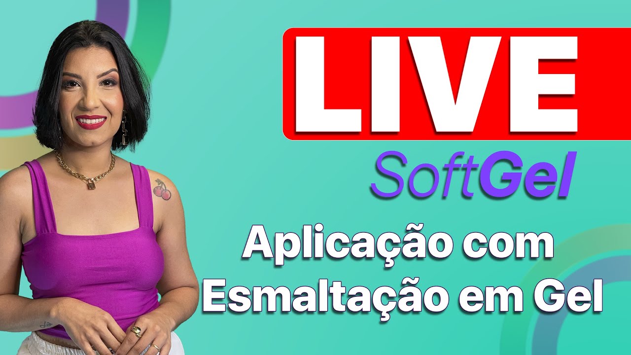 SOFT GEL com esmaltação é arte