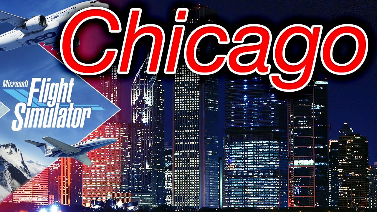 🔴4K Chicago Christmas Night Flight | Microsoft Flight Simulator 2020