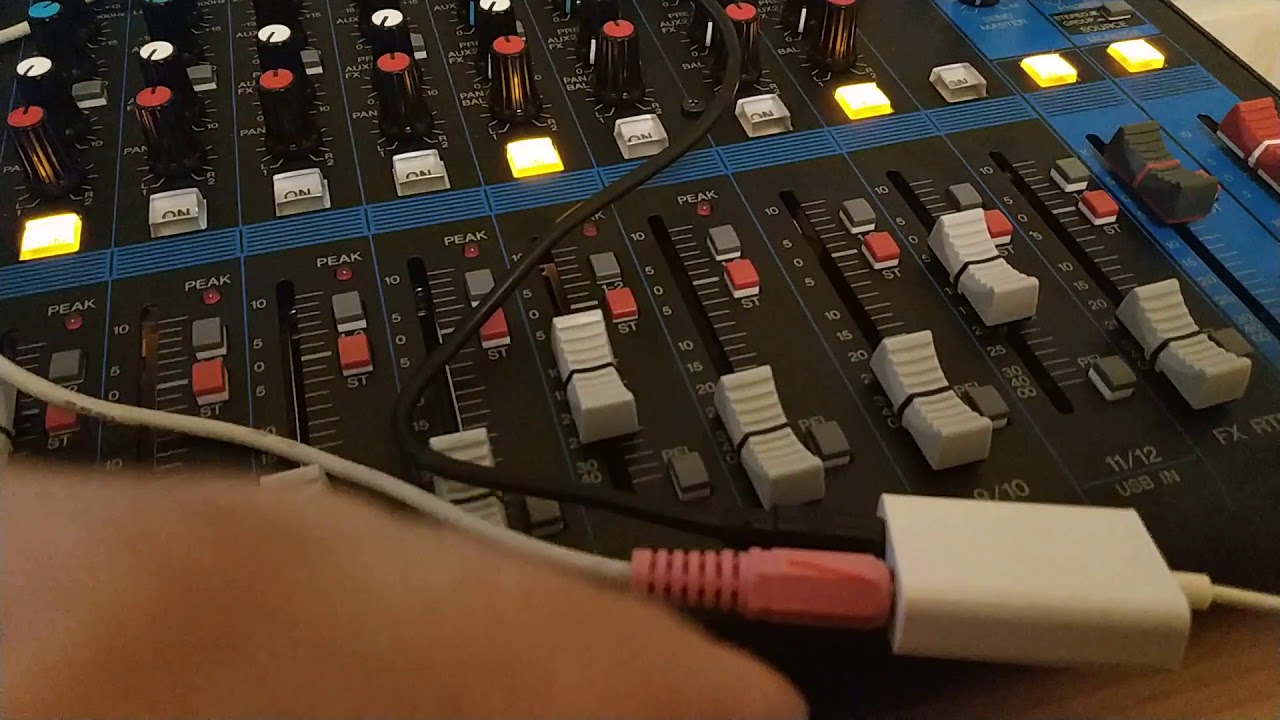 Llamada de Hangouts y teléfono con Yamaha MG12XU