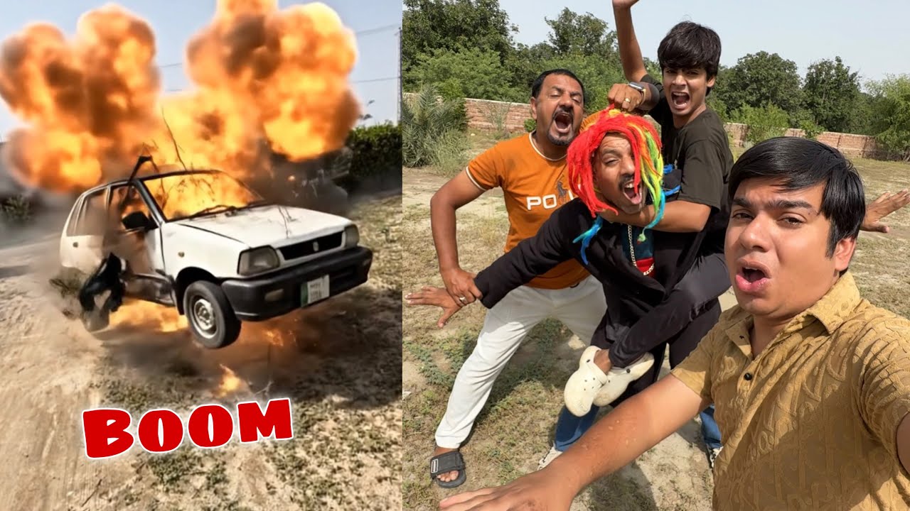 Qasai Ki Car Ko Boom Sy UDAA Dea 😱