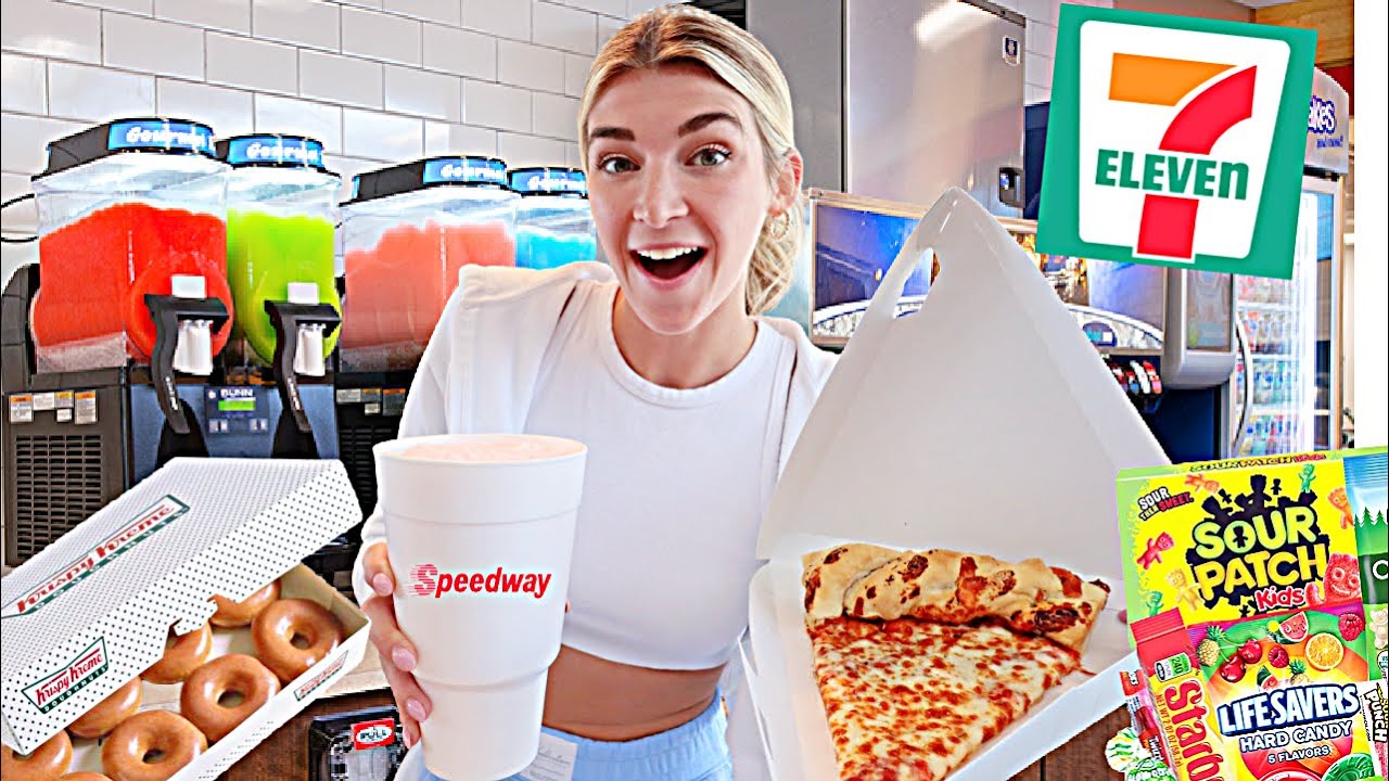 I only ate GAS STATION Food for 24 hours!