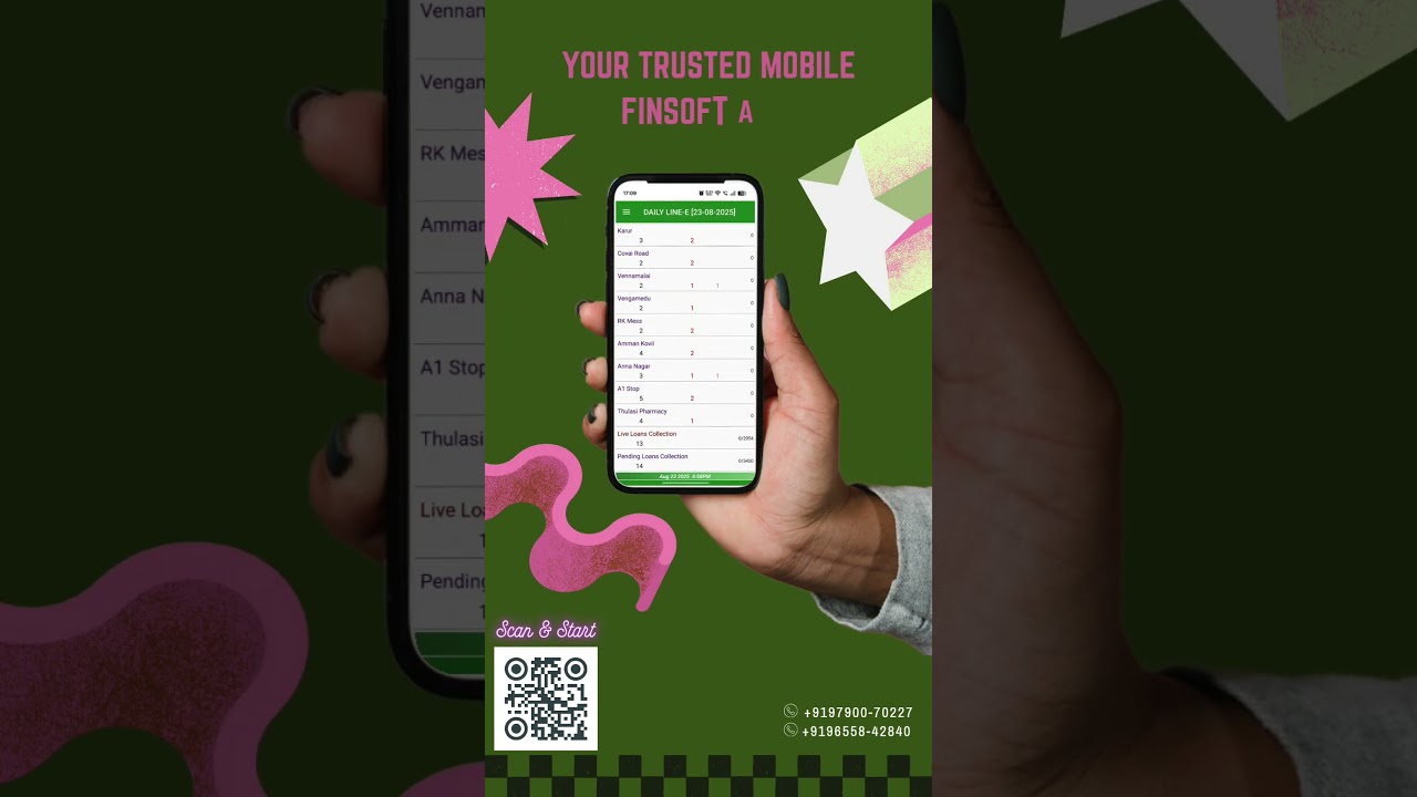 Micro finance Daily and Weekly Collection Mobile  App