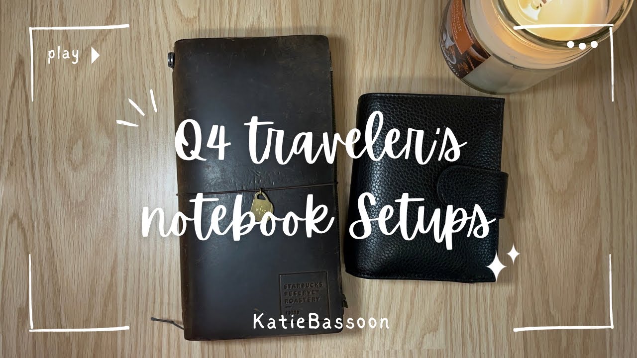 Q4 Traveler’s Notebook Setups | bullet journal & memory keeper