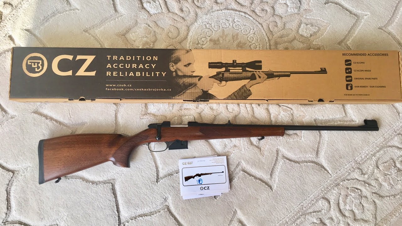CZ 527 Lux 223 rem 12 твист распаковка и обзор