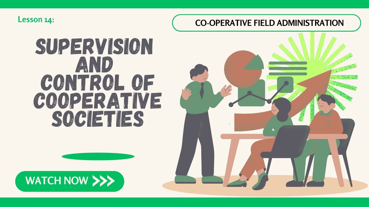 Supervision and Control of Cooperatives