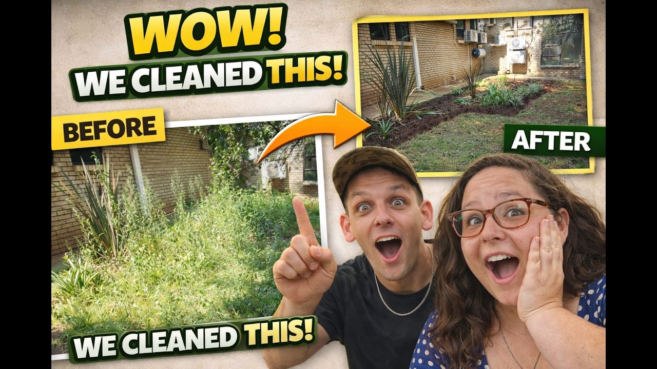 WOW! Overgrown Garden Cleanup - Look What We Did!