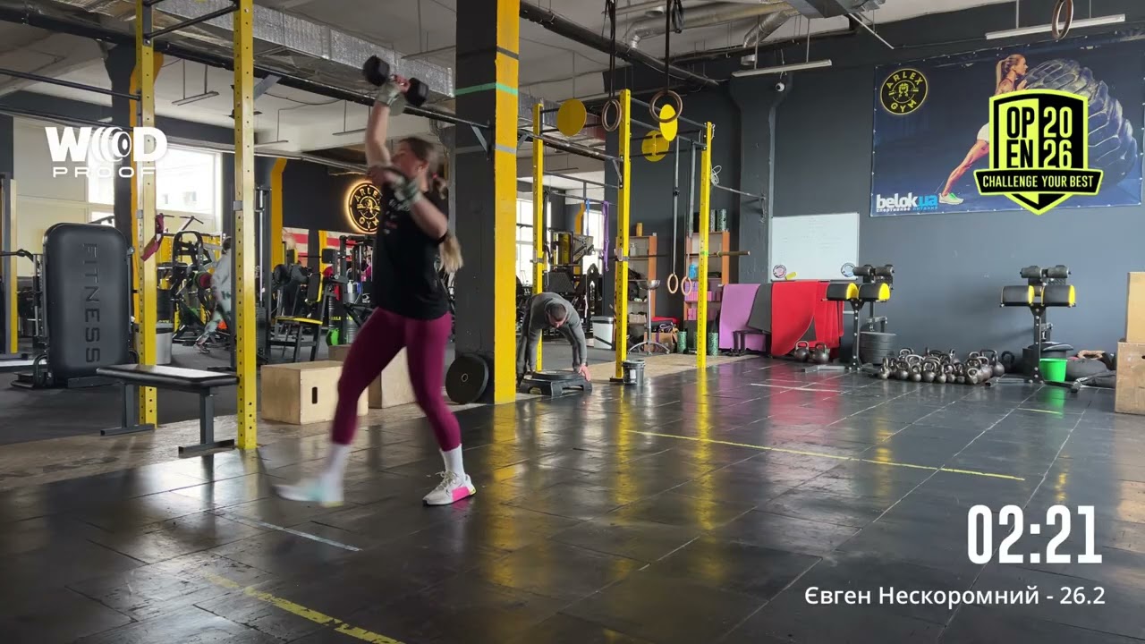 Lidiia YAKOVENKO. Open 26.2. CrossFit 