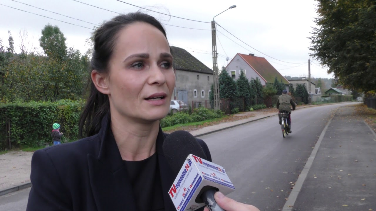 Gmina Miłoradz: Wyremontowana droga w Pogorzałej Wsi oddana do użytku  &ndash; 23.10.2017