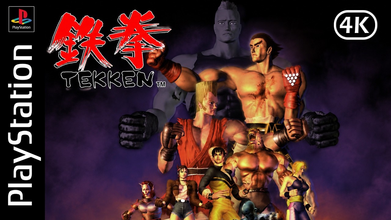 Tekken 1 (PS1) - Full Game | Longplay | No Commentary (4K 60fps)