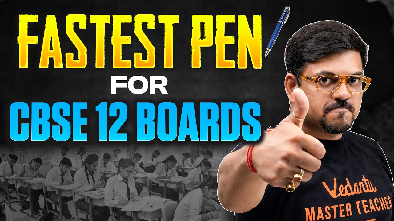 Fastest Pen for Any Exam Writing | Harsh Priyam Sir | Vedantu Math JEE Made Ejee