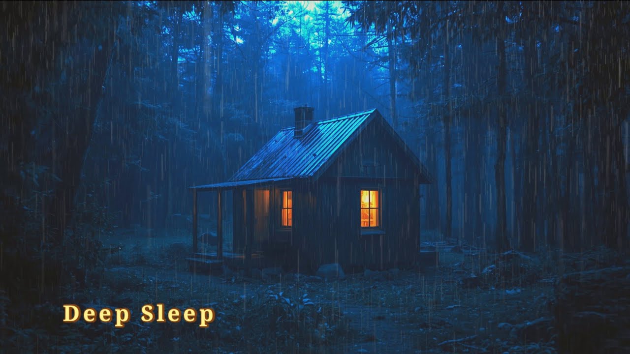 Perfect Rain Sounds For Sleeping – Heavy Rain & Thunder for Deep Sleep and Relaxation