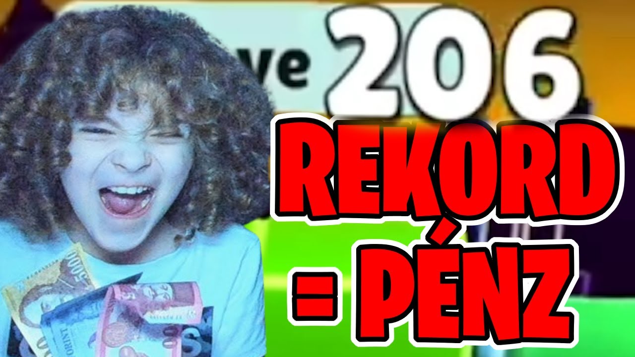 HA BARA MEGDÖNTI A WAVE REKORDJÁT KAP 10000 FORINTOT! STUMBLE GUYS