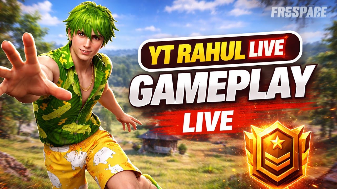 🚀🔥YT RAHUL🔥  IS🔥 LIVE 🔥 #livestreamshortfeed#freefiremax#Livestream#shortfeed