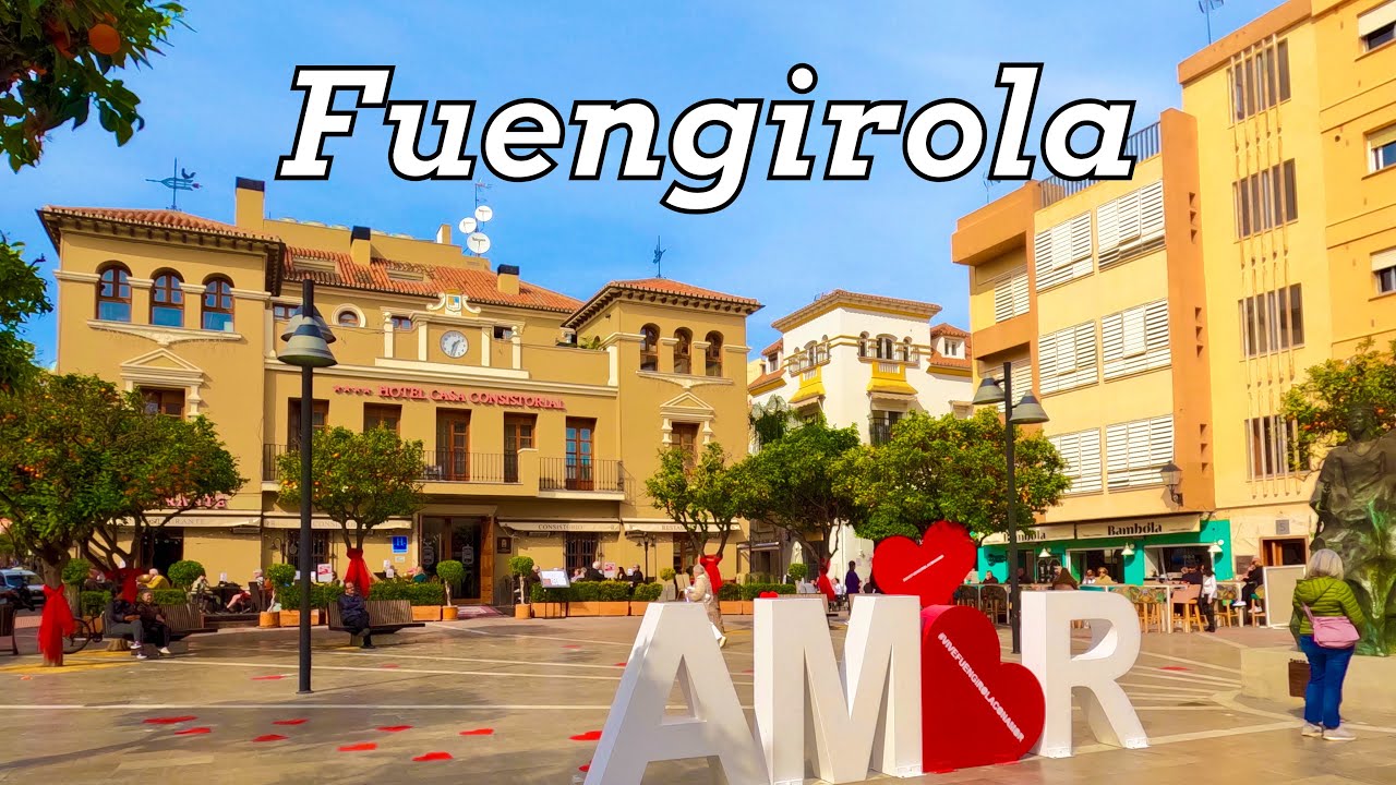 Valentine Day in Fuengirola Malaga[4k] | Costa del sol spain