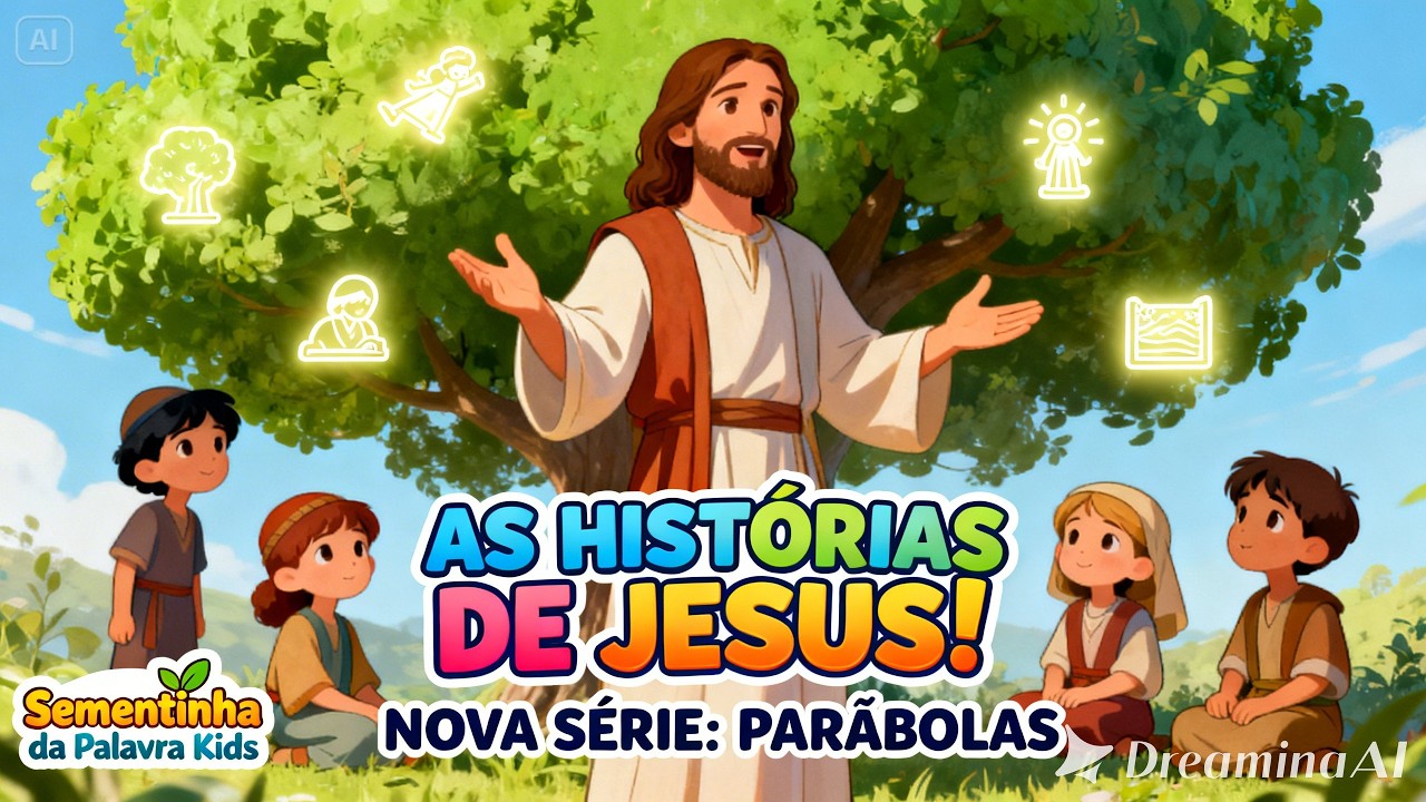 📖 NOVIDADE! As Histórias Secretas de Jesus | Série Parábolas | S P K