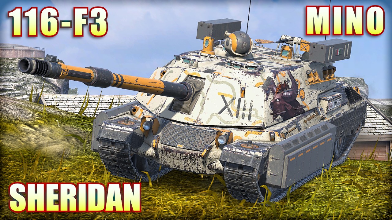 MINOTAURO ● SHERIDAN ● 116-F3 | World of Tanks Blitz Replays