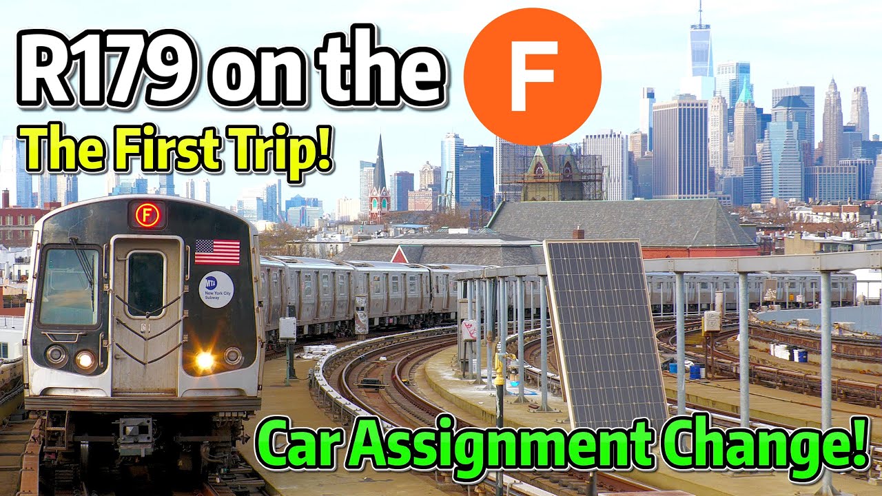 ⁴ᴷ⁶⁰ Car Assignment UPDATE: R179s Operating on the F Line!