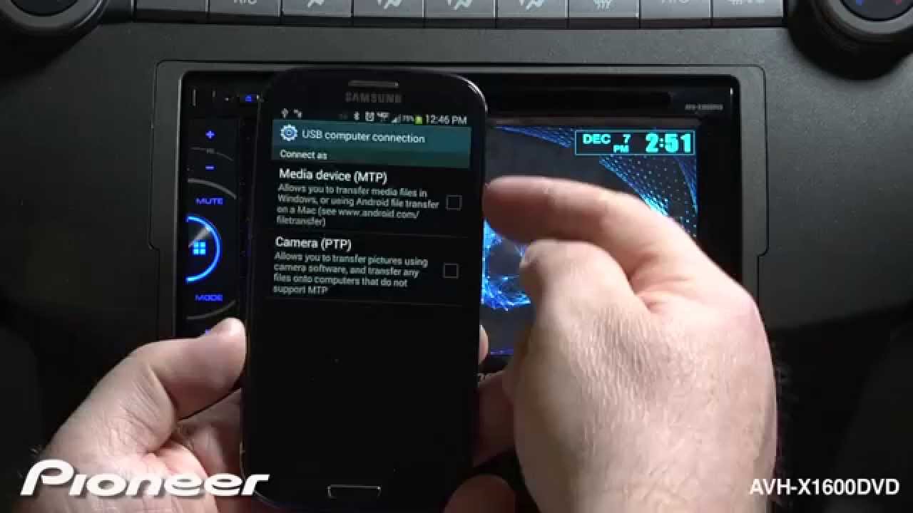 How To - AVH-X1600DVD - Playback Android Music