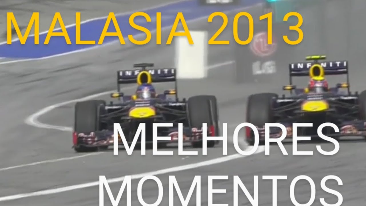 F1 2013 GP DA MALASIA MELHORES MOMENTOS (GLOBO)