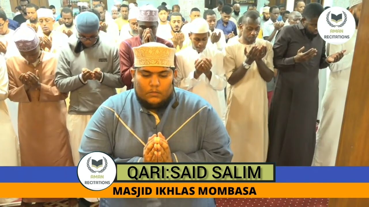 TARAWIH WITR PRAYER BEAUTIFUL DUA BY QARI SAID SALIM |AMAN RECITATIONS