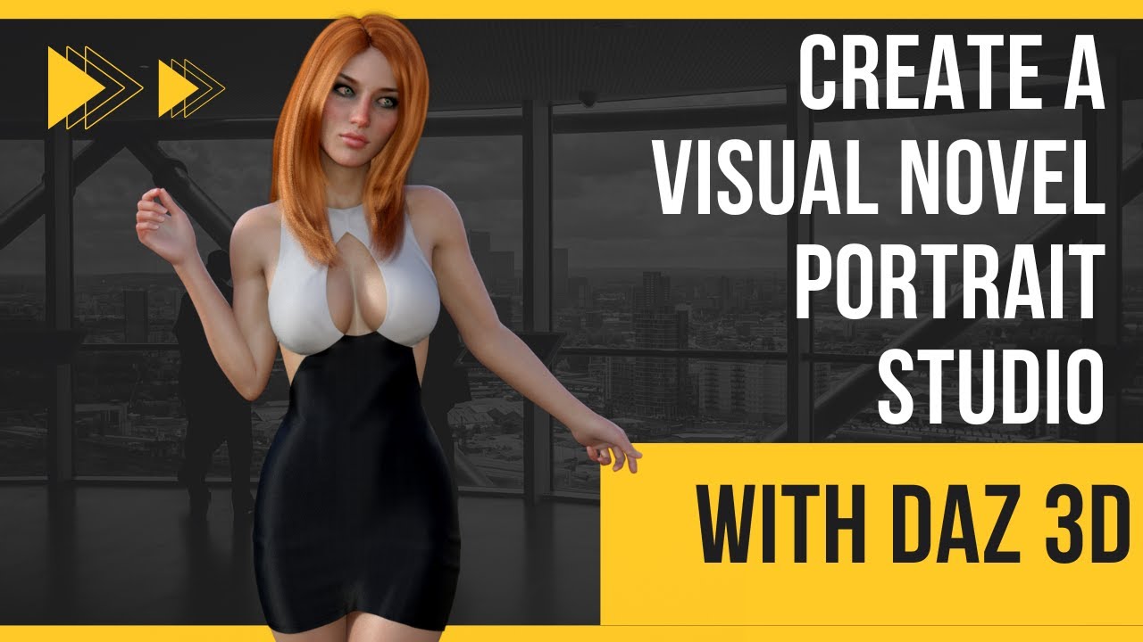 Создайте визуальную новеллу портретной студии с помощью DAZ Studio