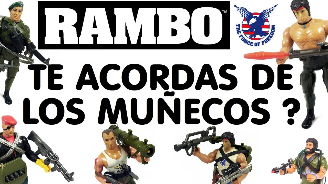 RAMBO Muñecos La Mejor Infancia JOCSA Argentina