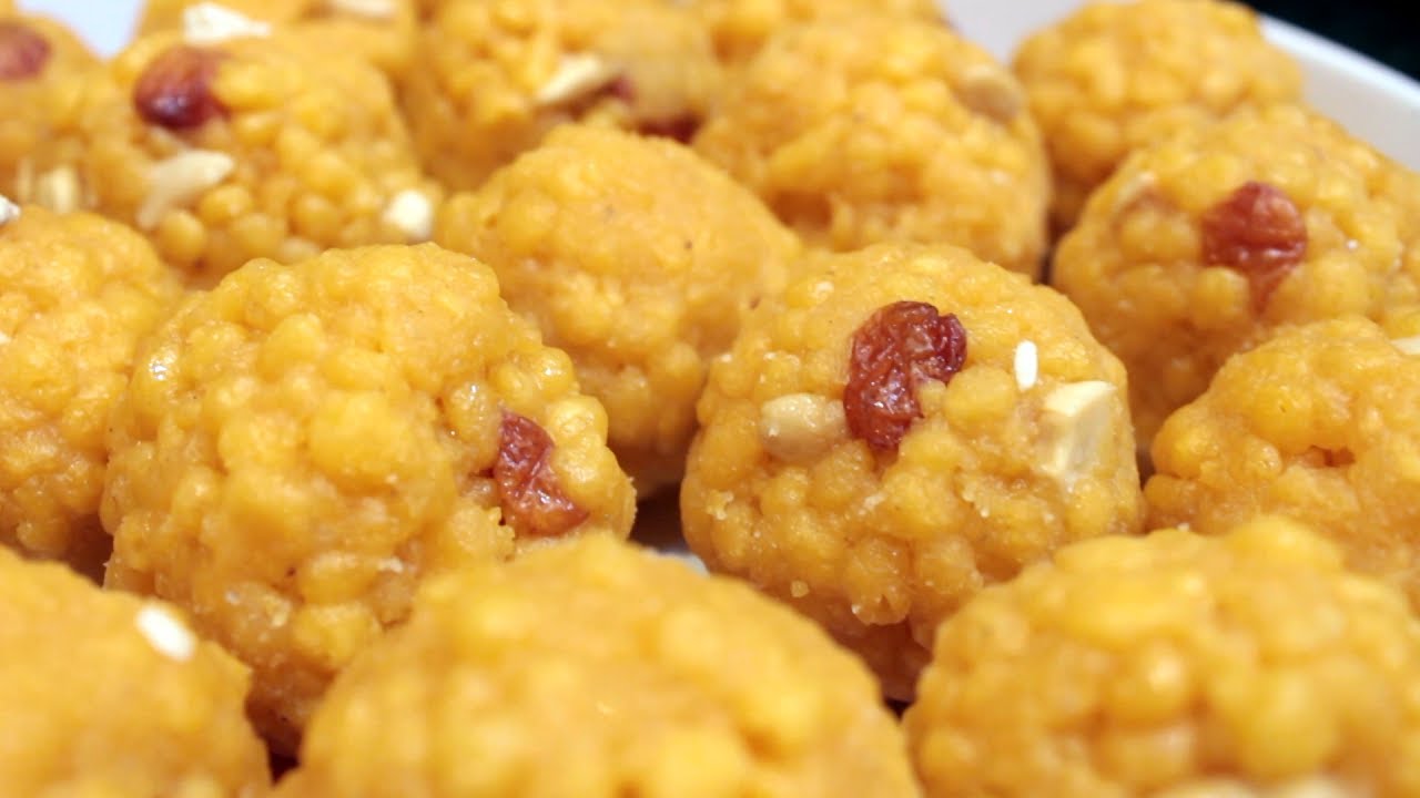 Boondi Ladoo | boondi laddu recipe in telugu