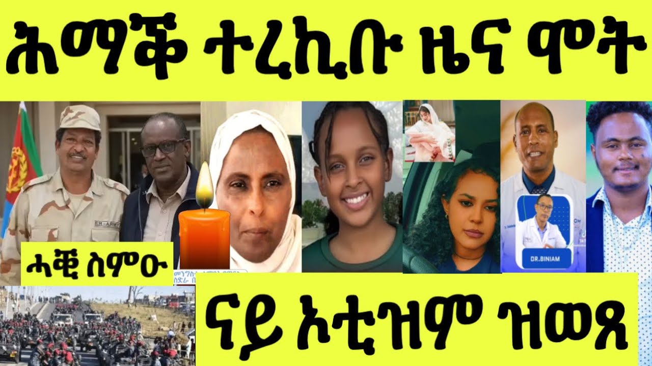 ጽጹይ ሓበሬታ/ ርክብ ጀነራላት ተረጋጊጹ/ በዓልቲ ቤቱ ንወዲዓሊ/ ሞት ህጻን ብቲክቶክ/ ኦቲዝም ንወለዲ ዝወጸ