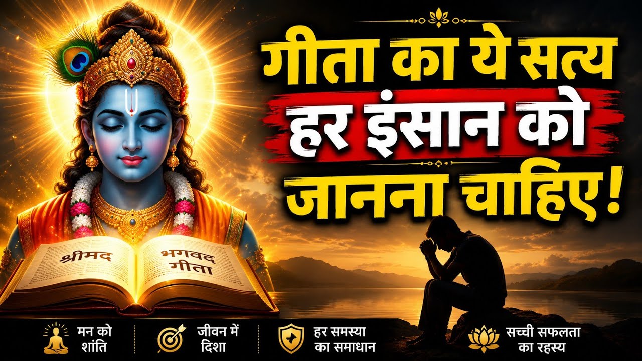 गीता का ये सत्य हर इंसान को जानना चाहिए | Krishna Wisdom Hindi