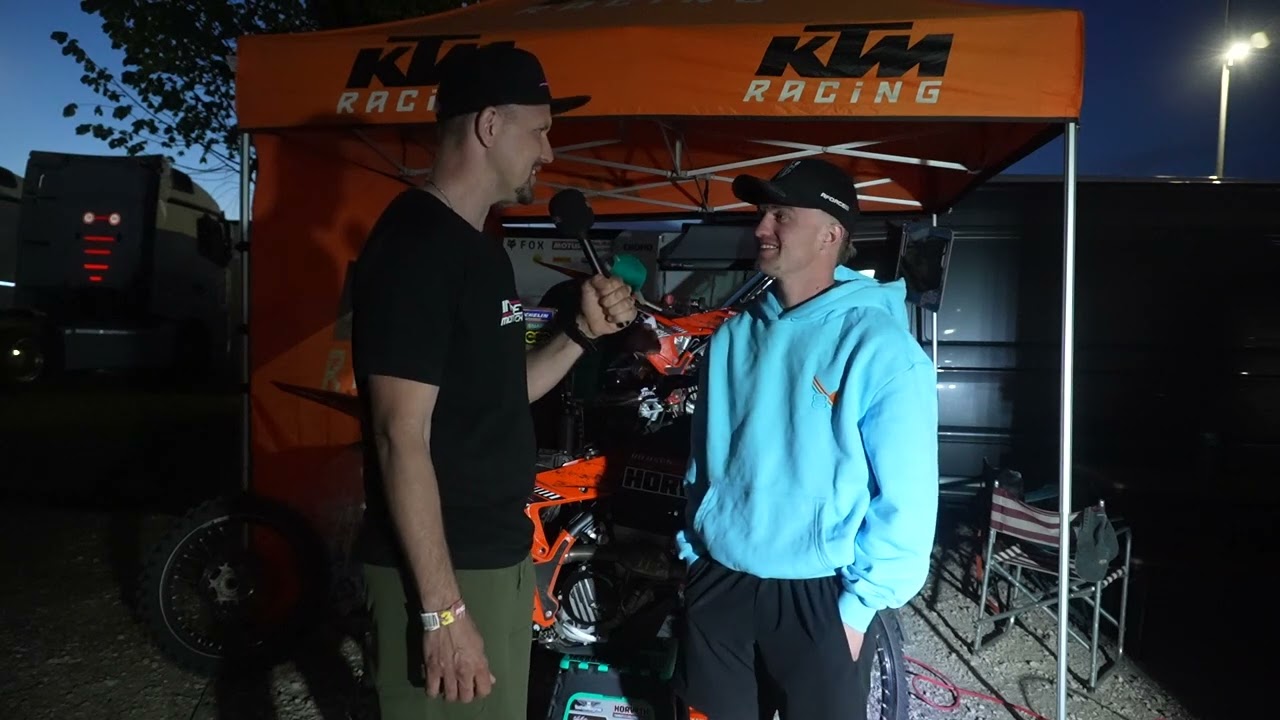 Mike Gwerder im Interview nach dem Rennsamstag des MXGP of Switzerland