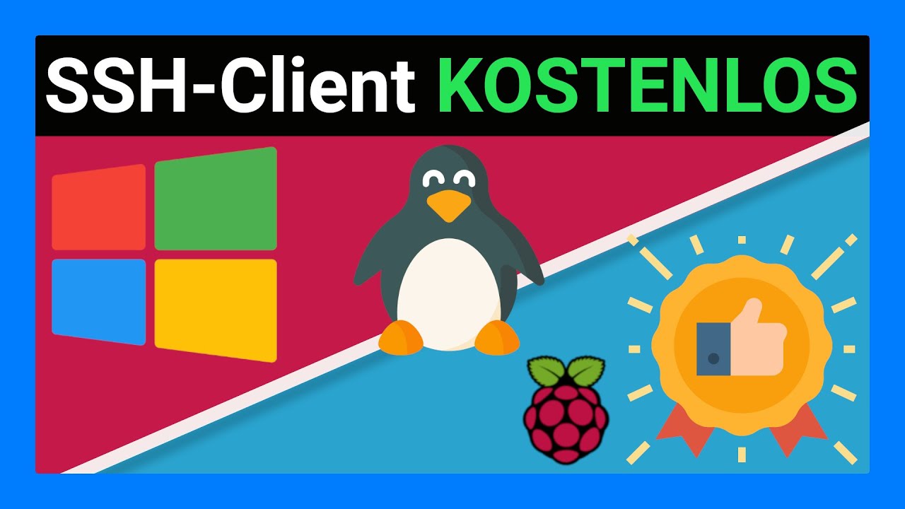 BESTER KOSTENLOSER SSH-CLIENT f&uuml;r Windows: 10 Vorteile von MobaXterm SSH Windows ▶️ Linux/Raspberry