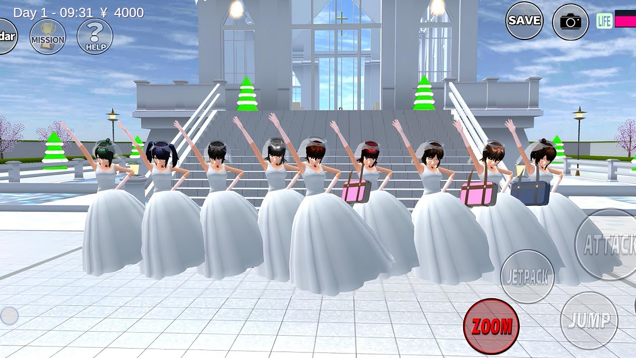 Princess 💖 dance video in Sakura school 🏫 simulator #sakuraschoolsimulator #dancevideo #sakura 