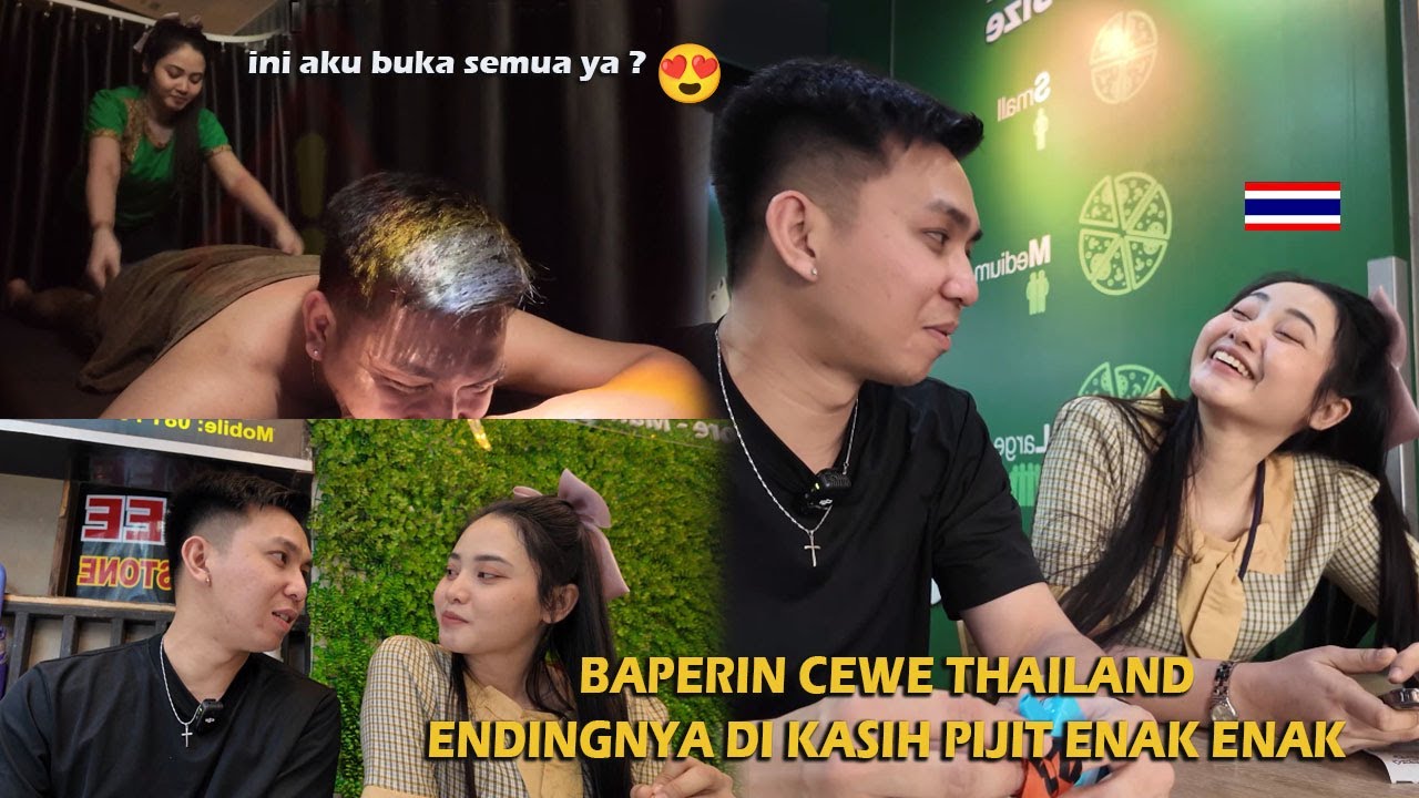 BAPERIN CEWE THAILAND SAMPE DI KASIH PIJIT ENAK ENAK‼️