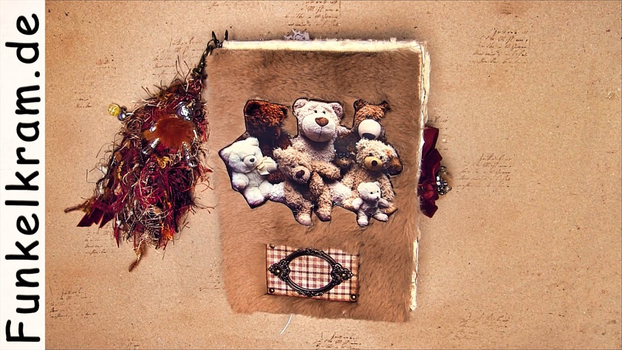 Teddy JunkJournal Bärenfreunde[ Flipthrough