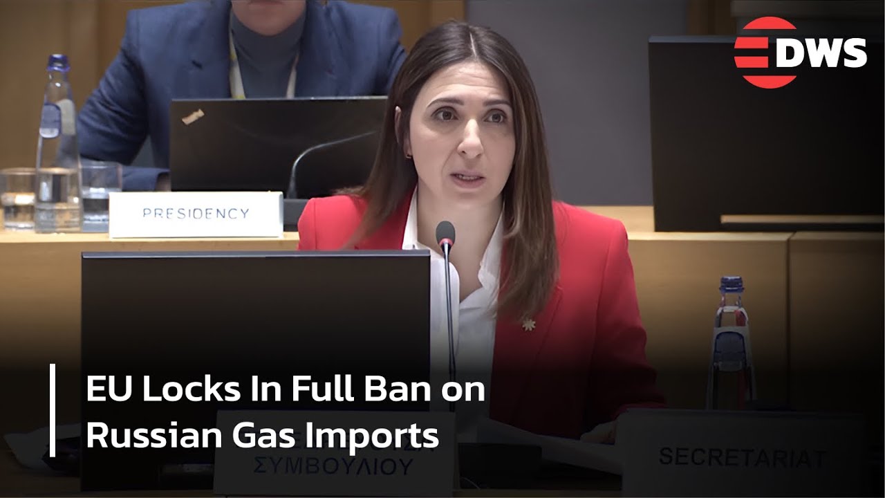 BREAKING NEWS: EU Gives Final Approval to Ban Russian Gas Imports | DWS News | AC1F