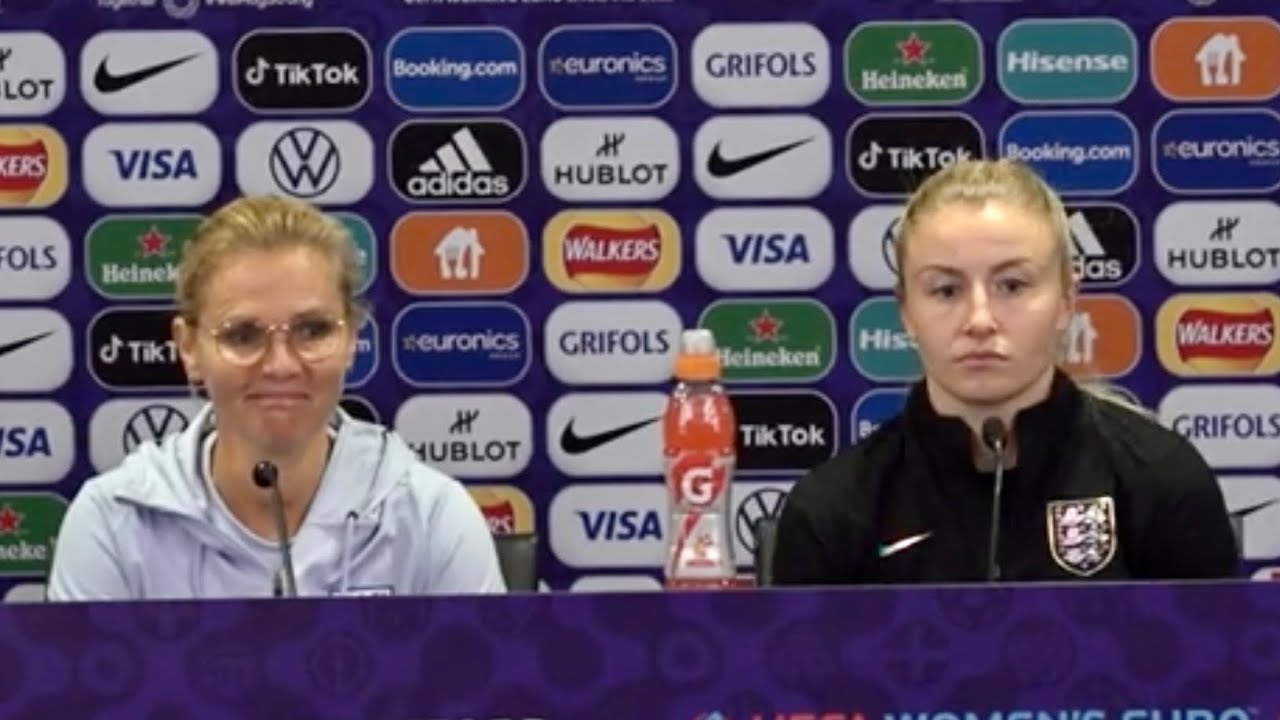 Sarina Wiegman & Leah Williamson press conference | England Euro 2022 opening game against Austria